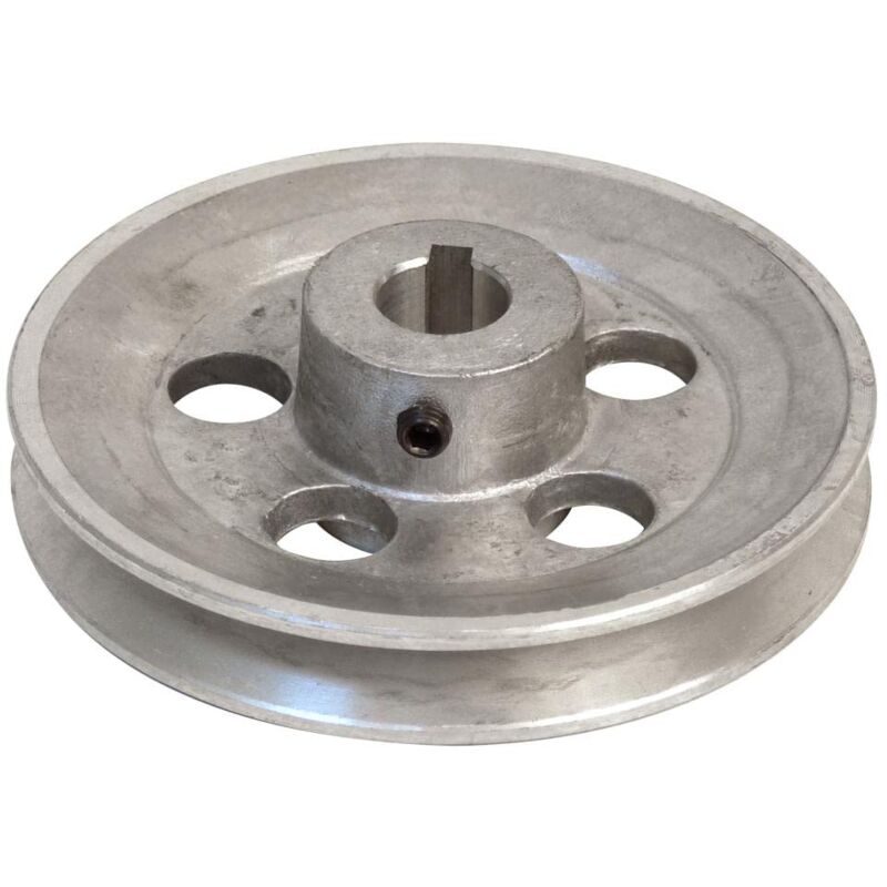 foto del prodotto fartools 117255 puleggia in alluminio, diametro 120 mm, alesaggio 19 mm