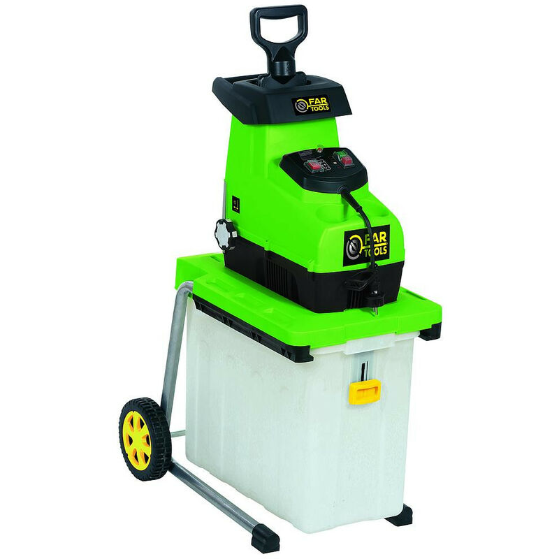 foto del prodotto fartools trituratore da giardino 2800 w taglio massimo 44 mm bvs 2800
