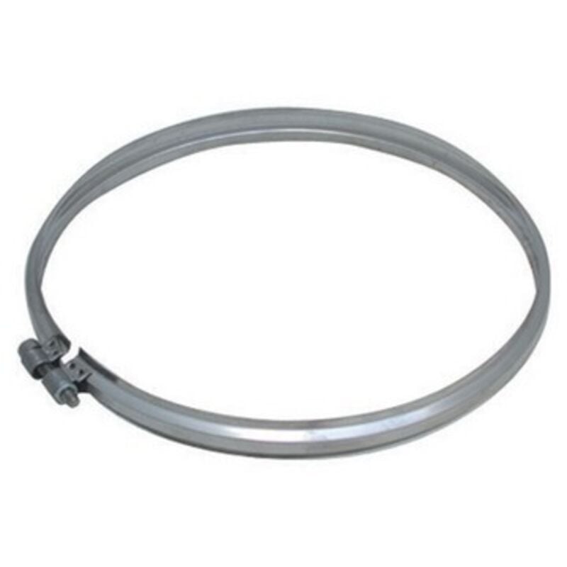 foto del prodotto fascetta bloccaggio canna fumaria acciaio inox camini d 100 mm