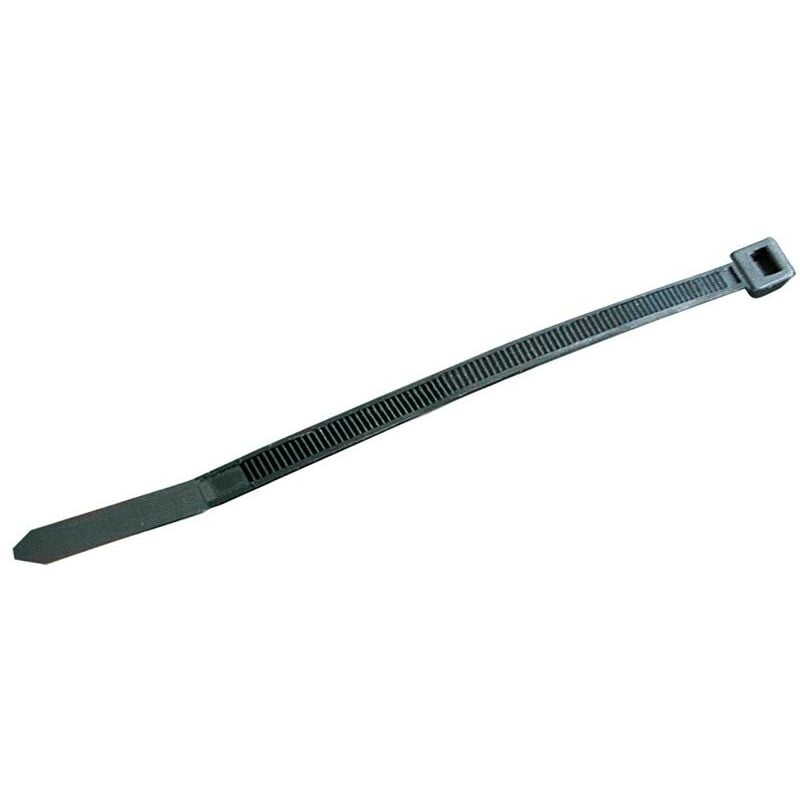 foto del prodotto fascetta di cablaggio 100 pz. col. nero mm. 140x3,5 utilia