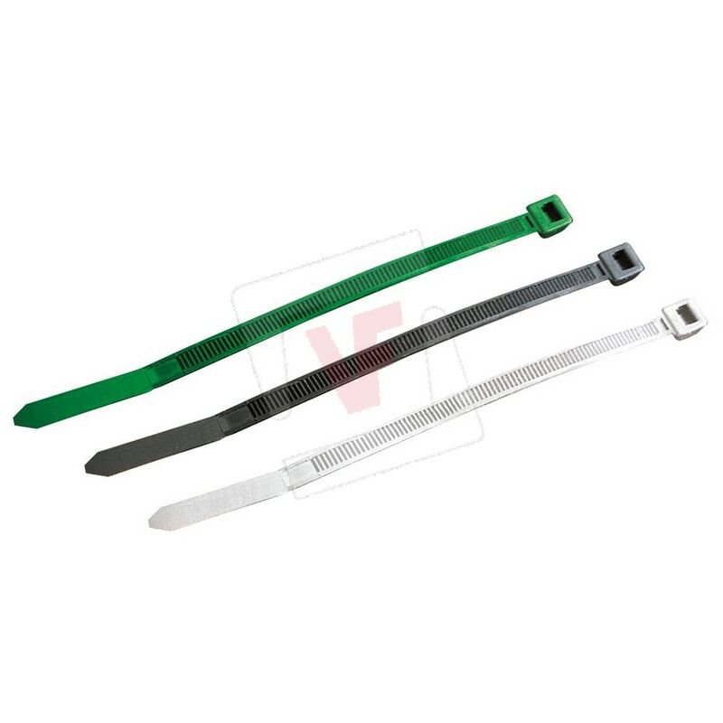 foto del prodotto fascetta di cablaggio 100pz nero 100x2,5mm