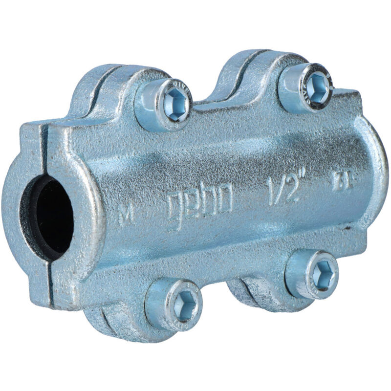 foto del prodotto fascetta di riparazione lunga gebo ds 1 2 per tubi in acciaio