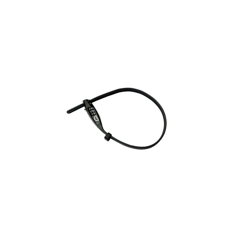 foto del prodotto fascetta in acciaio combinata da 45 cm con anima in acciaio inossidabile da 1 cm, blu