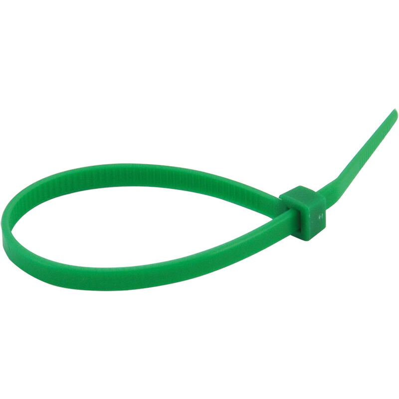 foto del prodotto fascetta per cablaggio mm 3,6x200 pz 100 verde