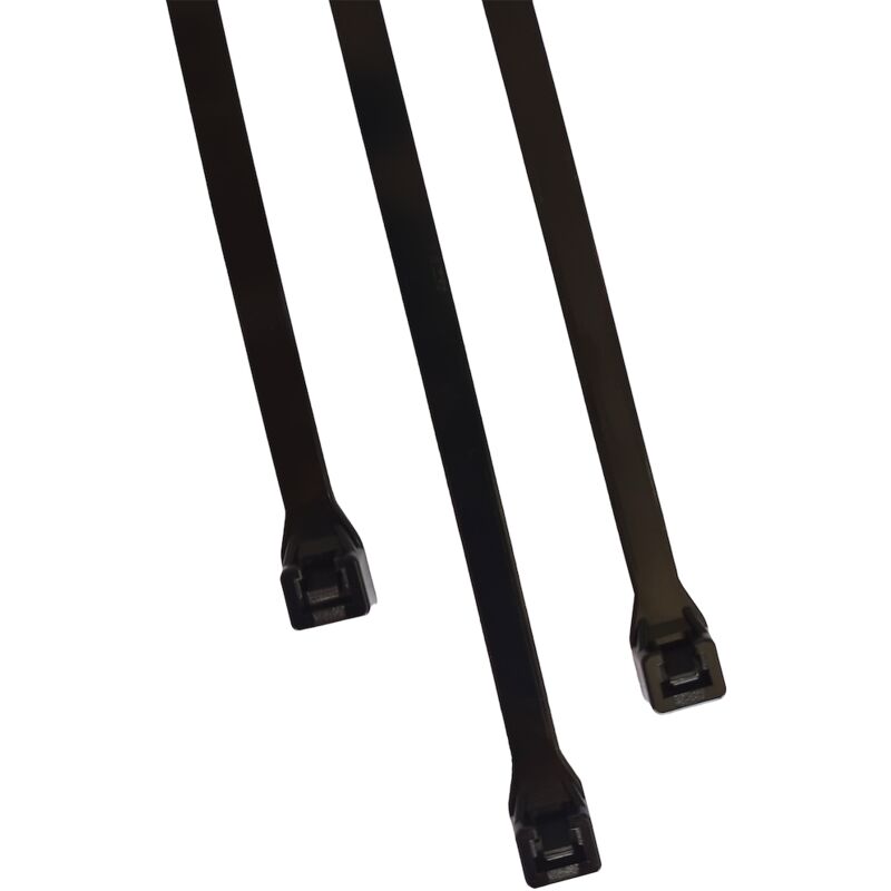 foto del prodotto fascetta stringicavo 3,6x200mm nera 100 pezzi