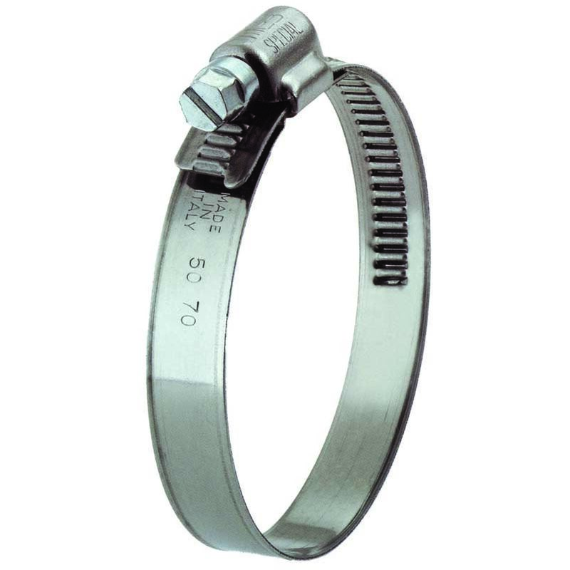 foto del prodotto fascetta stringitubo m10 10 17 mm, confezione da 100 pezzi idrhaus