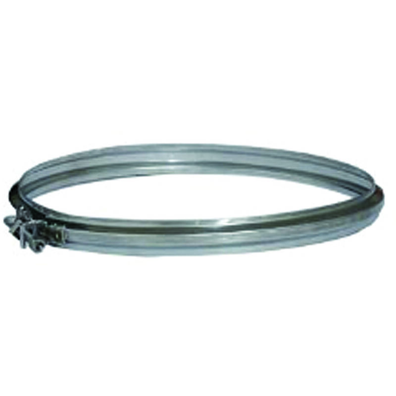 foto del prodotto fascette bloccaggio acciaio inox aisi 304 monoparete spessore mm.0,5 mm.80