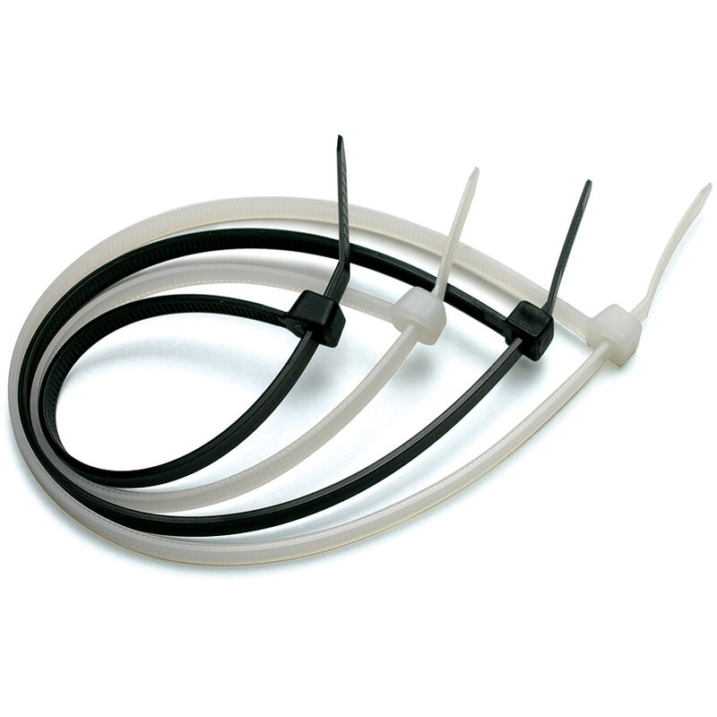 foto del prodotto fascette cablaggio nere mm. 2,5x100 pz.100 