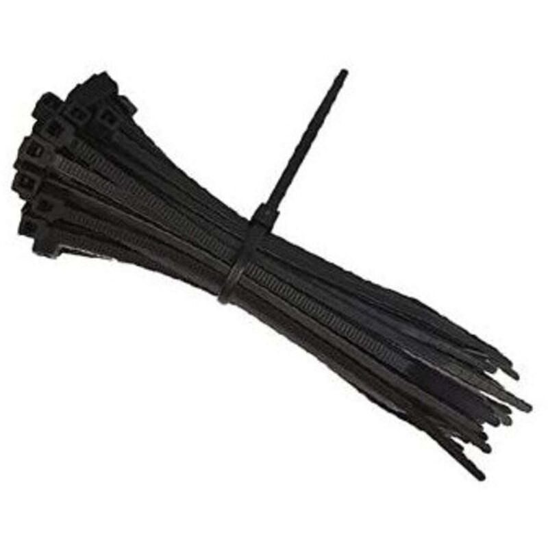 foto del prodotto fascette elettricista nylon 3,6x300mm 100pz nero