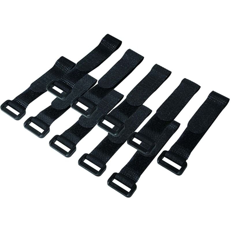 foto del prodotto fascette fermacavo nero con strappo set da 10 pz logilink