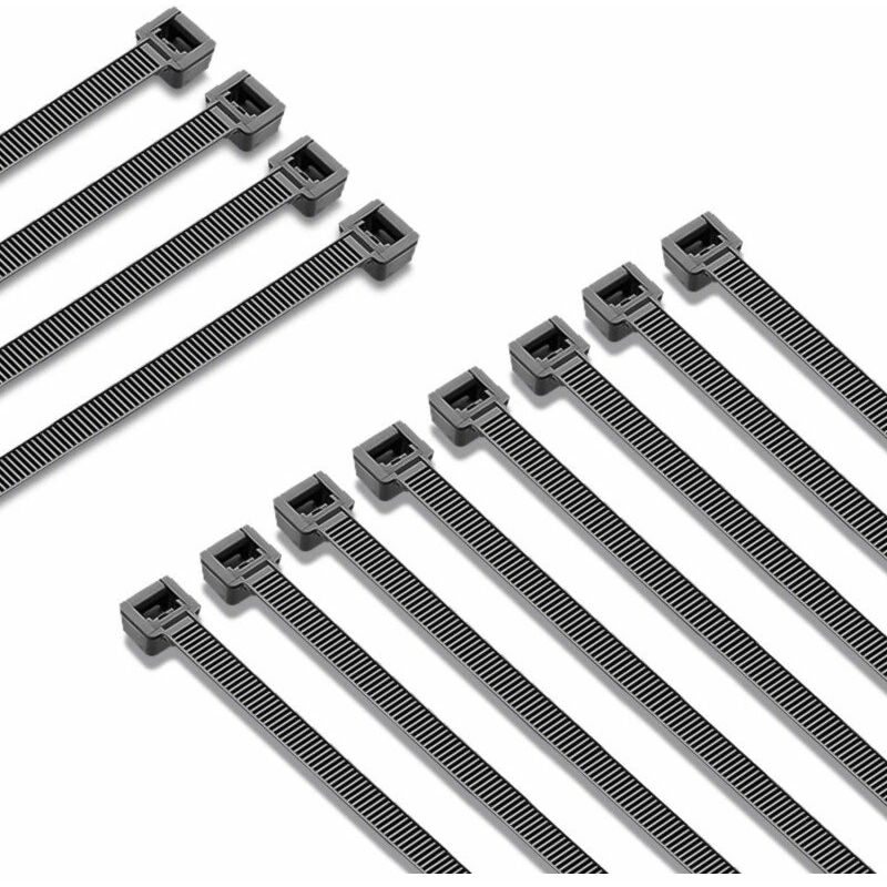 foto del prodotto fascette nylon nere mm.4,6x280 fer 297998 pz 100