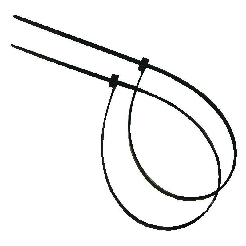 foto del prodotto fascette nylon nero 200x4,5 conf.100 pz 
