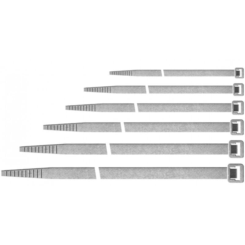 foto del prodotto fascette per cablaggio neutre in nylon 280x7,5 mm cf. 100 pz maurer