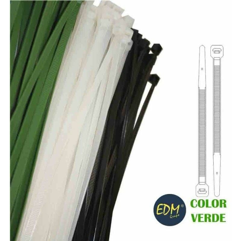 foto del prodotto fascette verdi 380x4,8 mm sacchetto da 100 unit nylon di alta qualit 