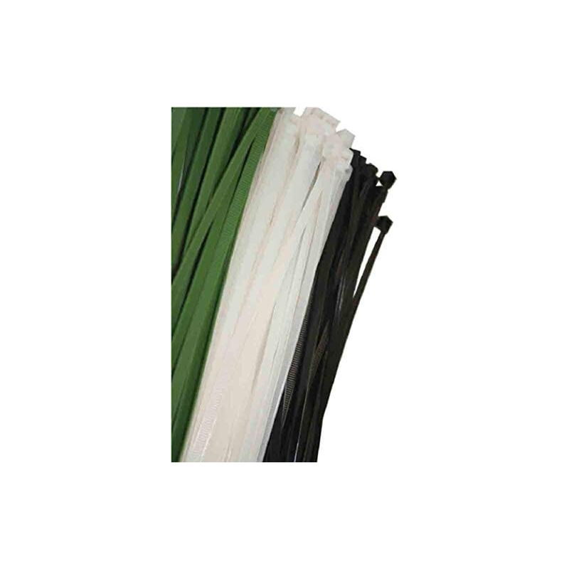foto del prodotto fascette verdi 380x4,8mm sacchetto 100 pz 