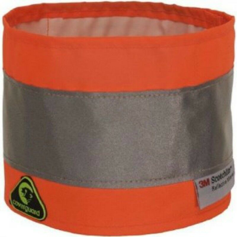 foto del prodotto fascia alta visibilità in polistere con banda rifrangente riflettente 3m in 3 colori colore - rosso