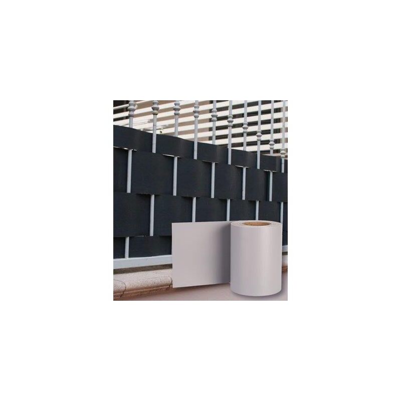 foto del prodotto fascia coprente ringhiere effe grigio chiaro h.cm 19 mt 35 20 clips
