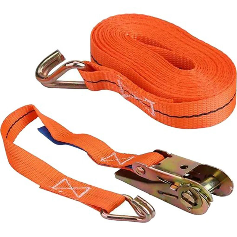 foto del prodotto fascia di ancoraggio cinghia a cricchetto tenditore 6m x 25mm 800 kg