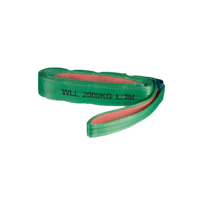 foto del prodotto fascia di sollevamento 2000 kg. verde lung. 3 mt larg. 7,5 cm.