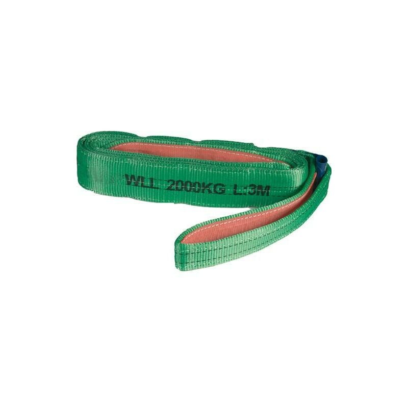 foto del prodotto fascia di sollevamento 2000 kg. verde lung. 5 mt larg. 7,5 cm.
