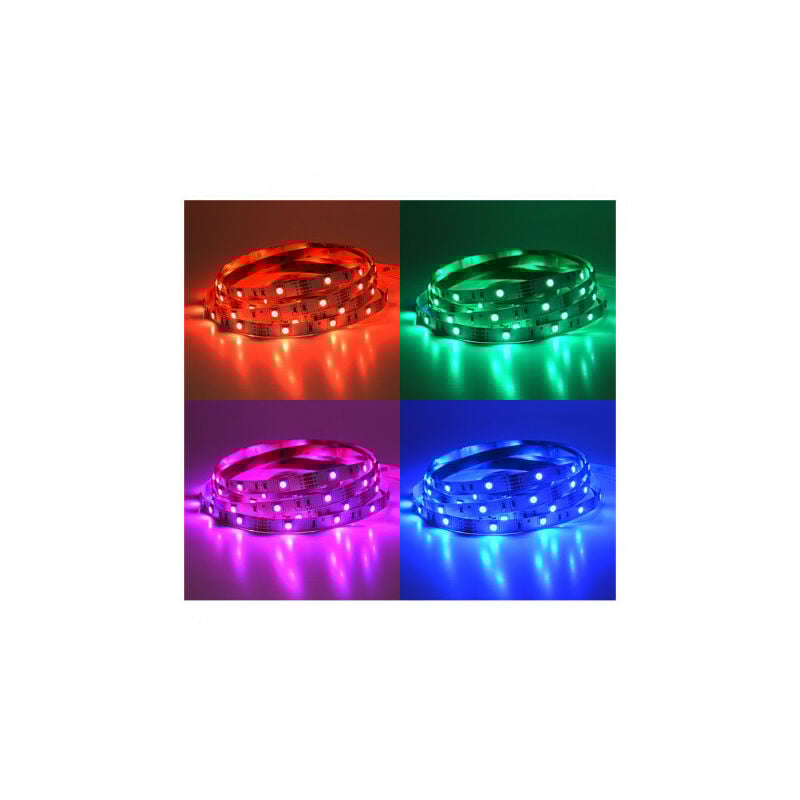 foto del prodotto fascia led 5 m 30 led m 36w ip20 rgb