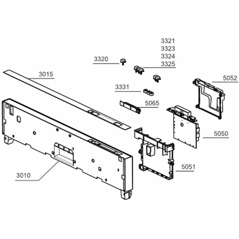 foto del prodotto fascia originale riferimento 3010 lavastoviglie beko 353074