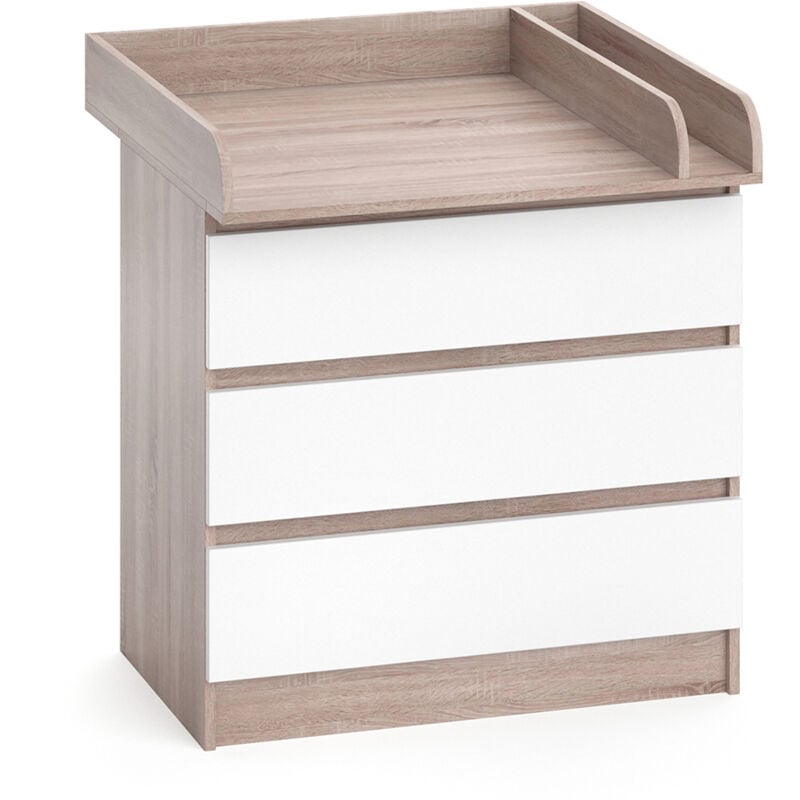 foto del prodotto fasciatoio emma, bianco sonoma, 80 x 78 cm, vicco