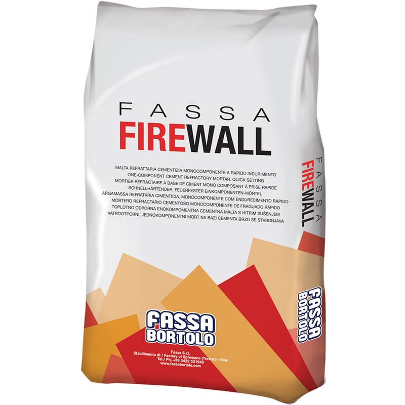 foto del prodotto fassa bortolo malta cementizia refrattaria fassa firewall kg. 5