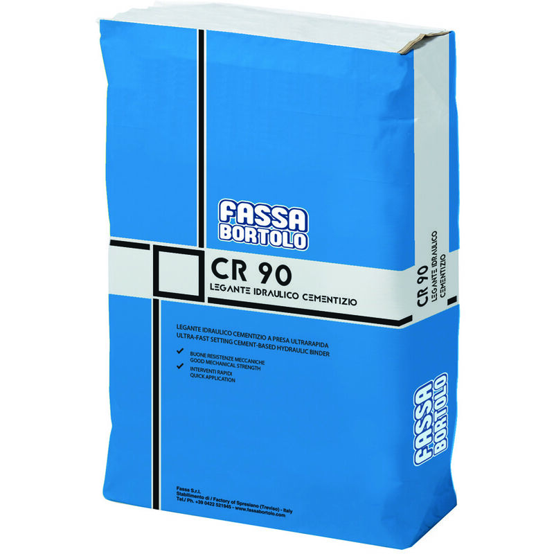 foto del prodotto fassa cr90 cemento presa rapida in polvere kg.5 in sacco