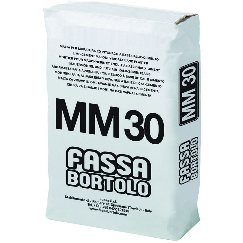 foto del prodotto fassa mm30 malta cementizia in polvere kg.5 in sacco