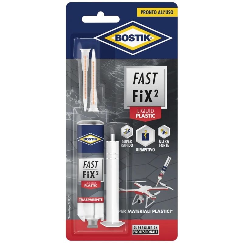 foto del prodotto fast fix liquid plastic colla bicomponente extra forte bostik