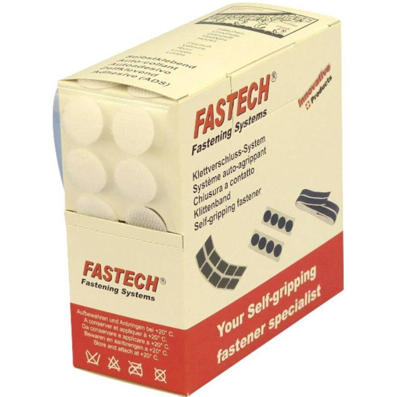 foto del prodotto fastech punti a strappo da incollare lato morbido e lato rigido 20 mm bianco b20 coin000005 460 parti