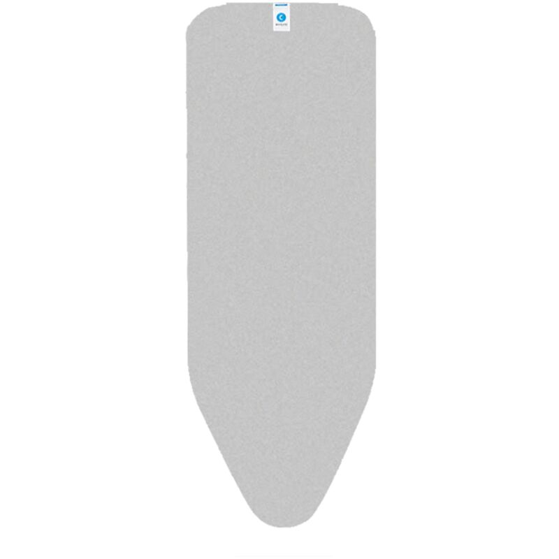 foto del prodotto faster ironing fodera, riflettente il calore, con spugna da 2 mm, 124x45 cm, metallizzato brabantia