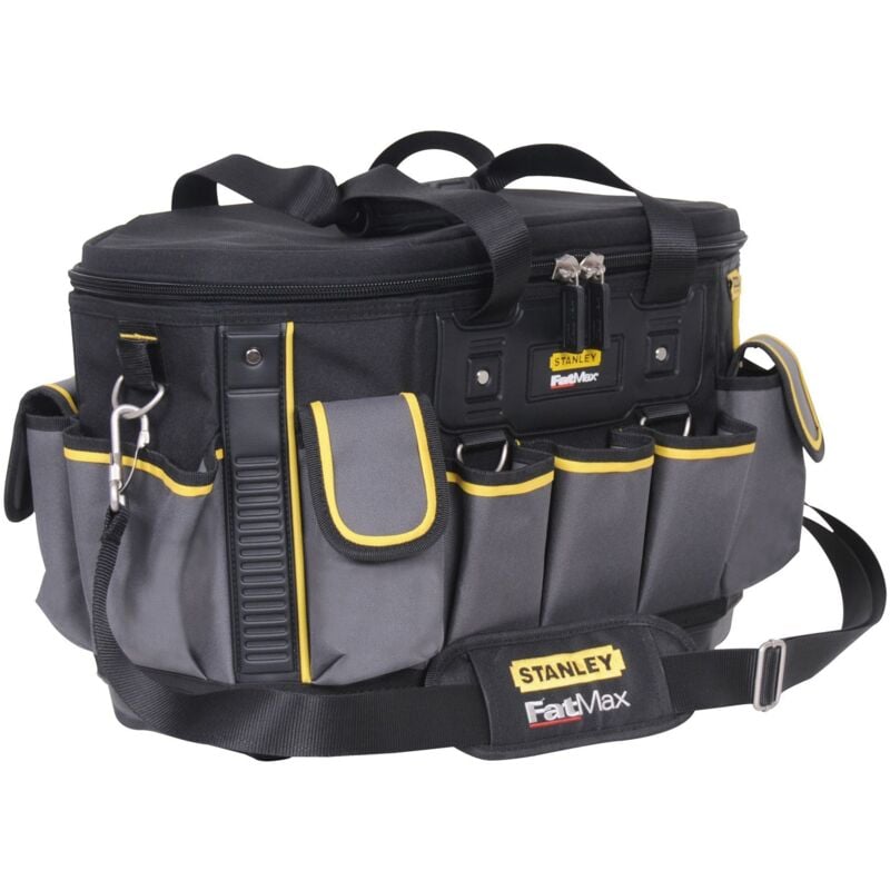 foto del prodotto fatmax fmst1-70749 - astuccio rotondo, nero, giallo + 1-96-178 - cintura portautensili - stanley