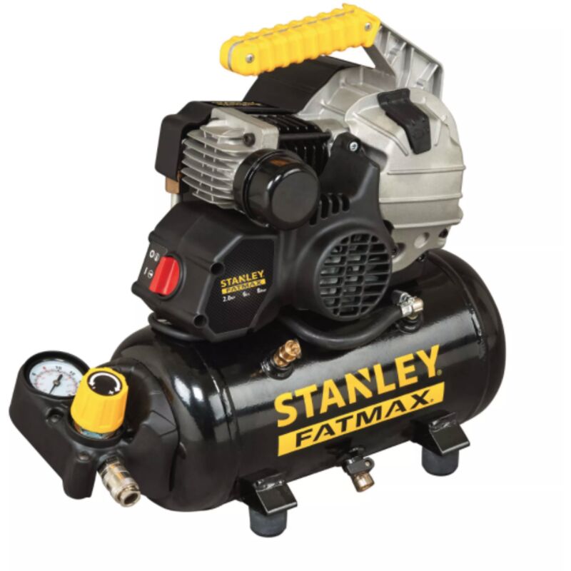 foto del prodotto fatmax hy 227 8 6e compressore aria portatile 6 lt - stanley