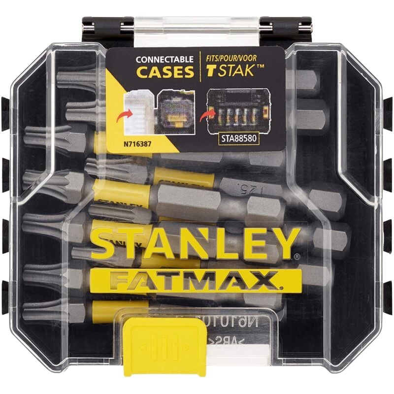 foto del prodotto fatmax sta88575 xj set di 10 punte sfuse di impatto t25 fatmax , da 50 mm stanley