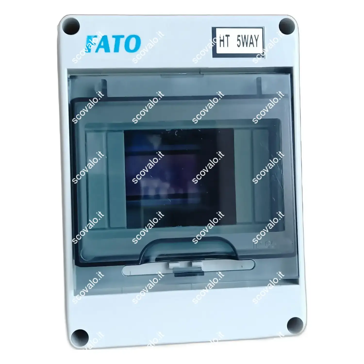 foto del prodotto fato centralino da parete elettrico piccolo stagno moduli ip65 5 fori