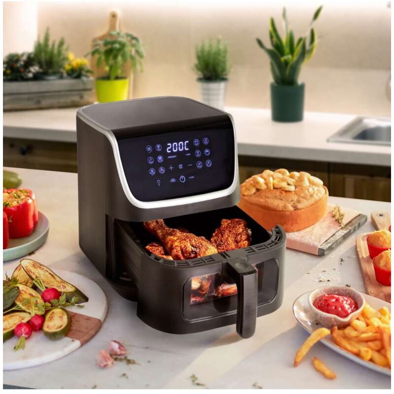 foto del prodotto fatto in casa da benedetta friggitrice ad aria - nero - 6,5l