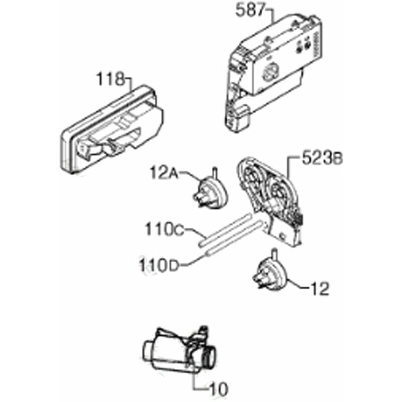 foto del prodotto faure - programmateur - lavastoviglie 343701