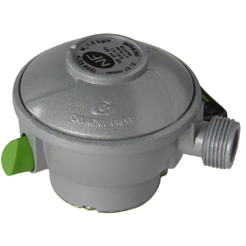 foto del prodotto favex regolatore di pressione per gas propano attacco rapido, diametro 20 mm, 20x150, 1,5kg h, 37mbar