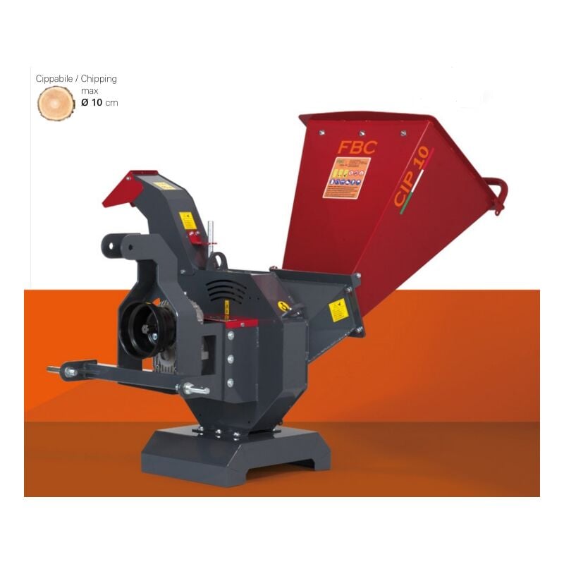 foto del prodotto fbc cippatore biotrituratore cip.10.pf presa di forza cardano trattore min 14 hp