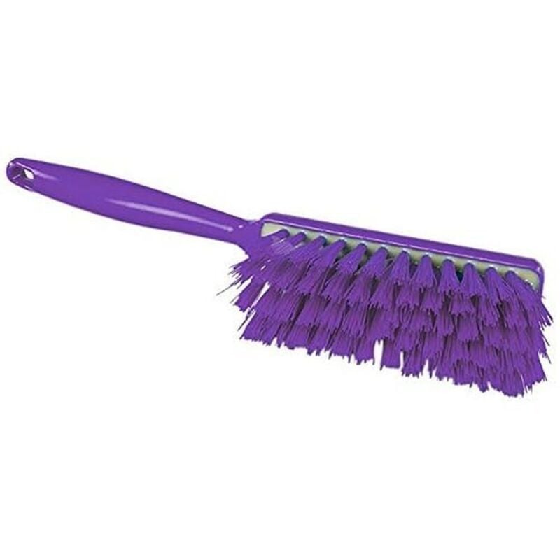 foto del prodotto fbk maya 90252 spazzola panettiere resina fibra semidura, 340 x 35 mm, lilla
