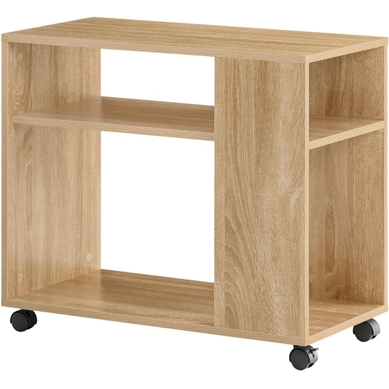 foto del prodotto fbt34 n,tavolino basso da salotto con ruote,mobile multiuso sobuy