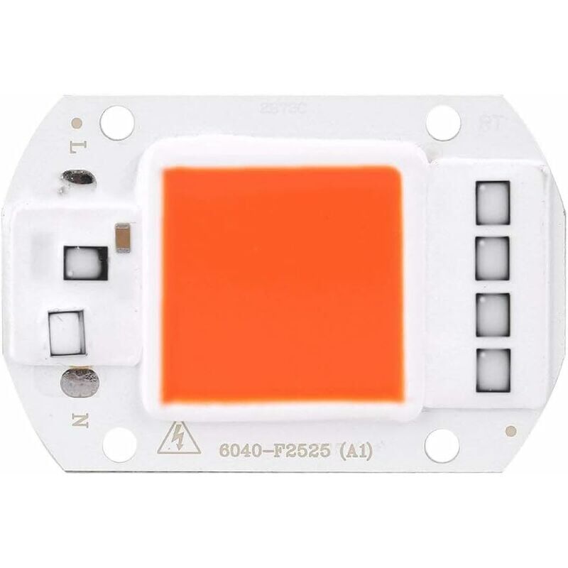 foto del prodotto fdit led cob lampada luce ac 220v sorgente luminosa per faretto led fai da te lampada a risparmio energetico 50w arancione 
