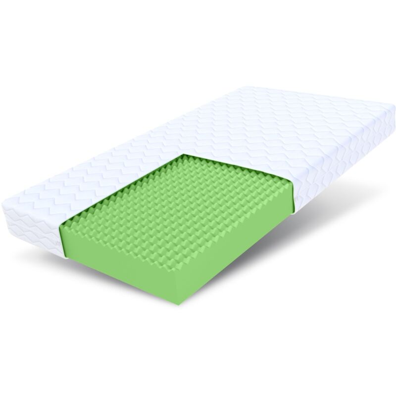 foto del prodotto fdm picchi materasso singolo 90x200 cm schiuma di memoria alto 12 cm grado di rigidit h3 materasso a due lati 7 zone di comfort rivestimento