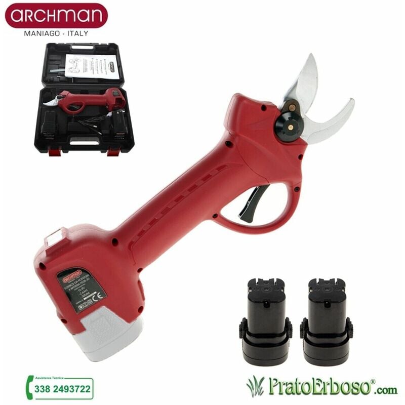 foto del prodotto fe05 30 forbice per potare a batteria 16v taglio 13 mm archman