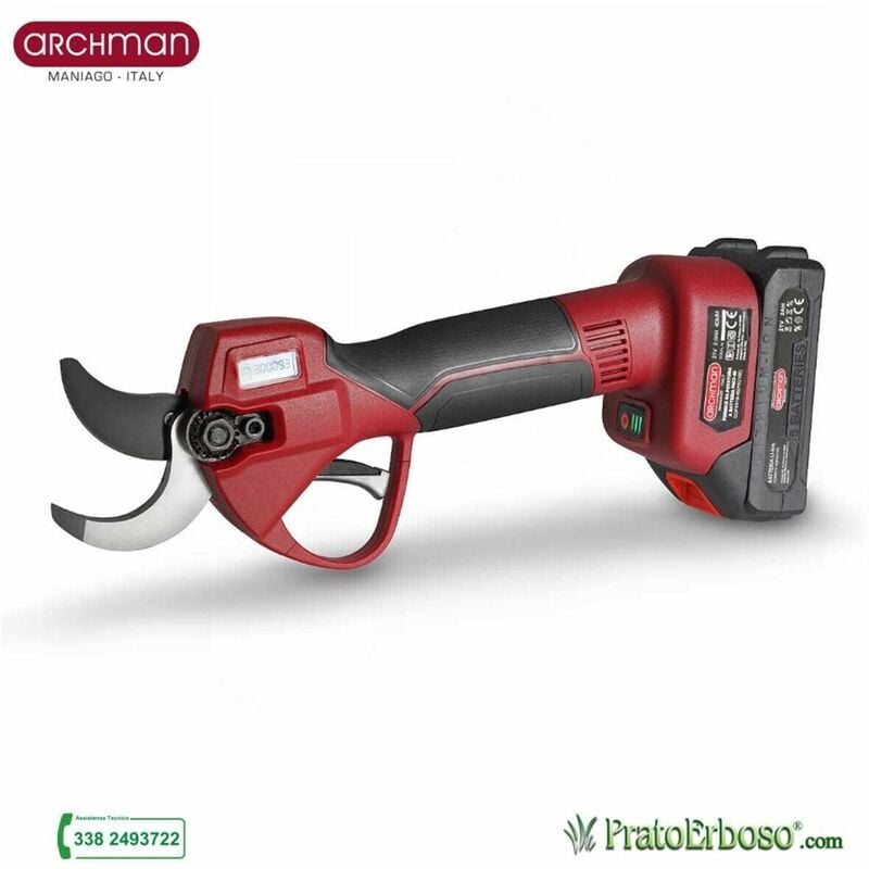 foto del prodotto fe07 40 forbice per potare a batteria 21v taglio 40 mm potenza 600w archman