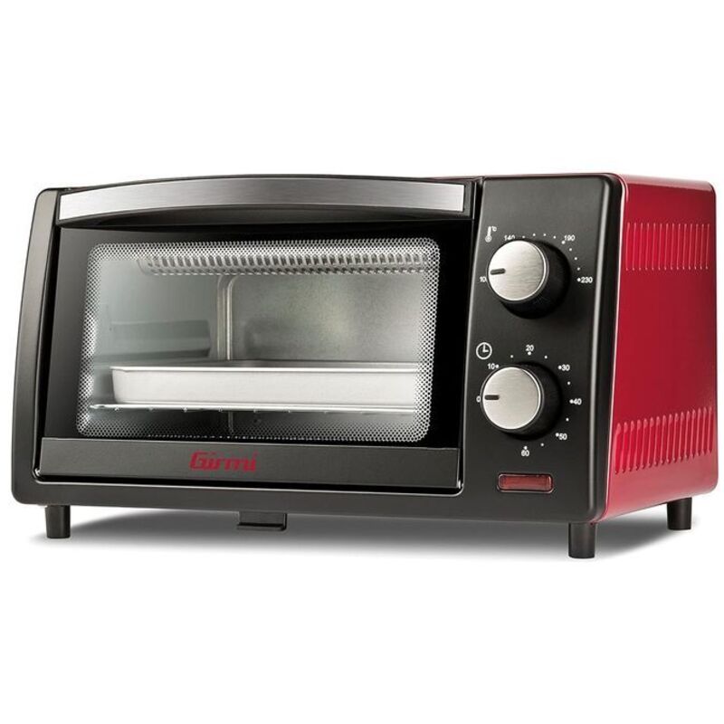 foto del prodotto fe1000 fornetto con tostapane 10 l 800 w nero, rosso - girmi