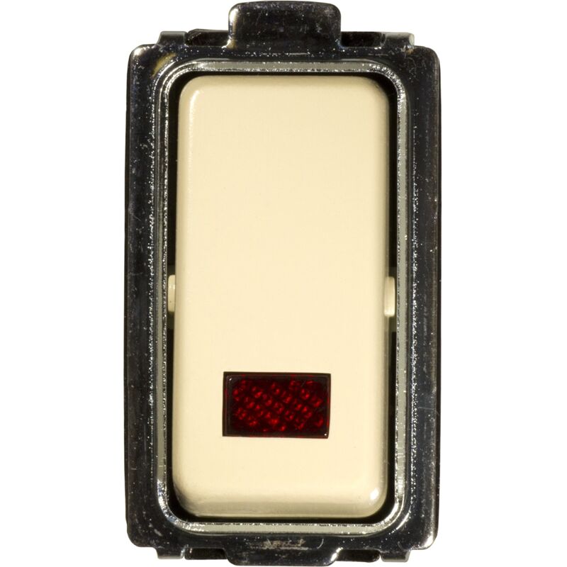 foto del prodotto feb 2012 interruttore unipolare luminoso 10a, 250v ac, 32 mm, avorio