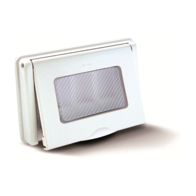 foto del prodotto feb elettrica contenitore da esterno con sportello ip55 col. bianco 3 posti 40 pezzi feb elettrica